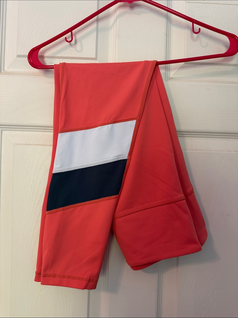 ZYIA Coral Leggings with White & grey Panels